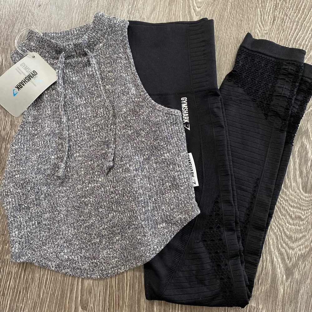 High-waisted seamless leggings [Gymshark]